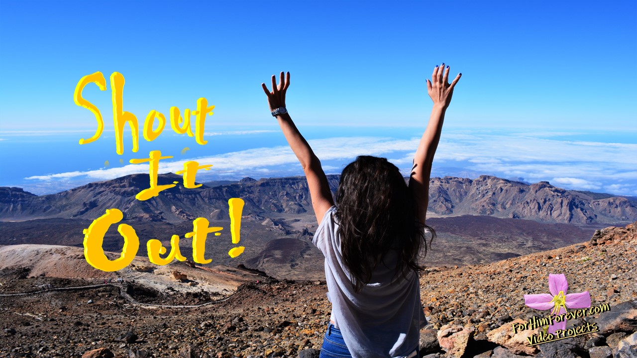Shout praises to Jesus